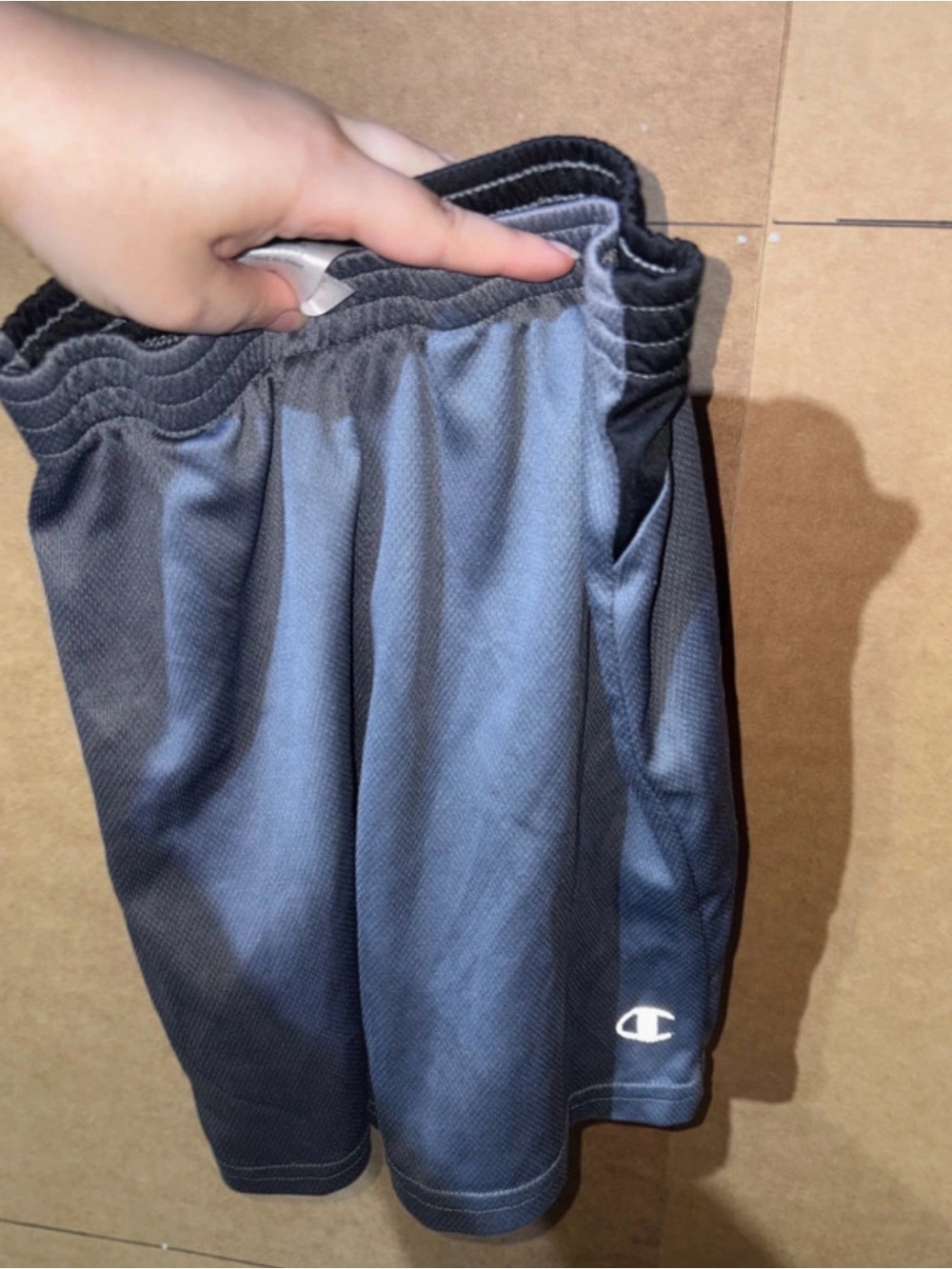 Champion Boys' Dark Gray Athletic Shorts